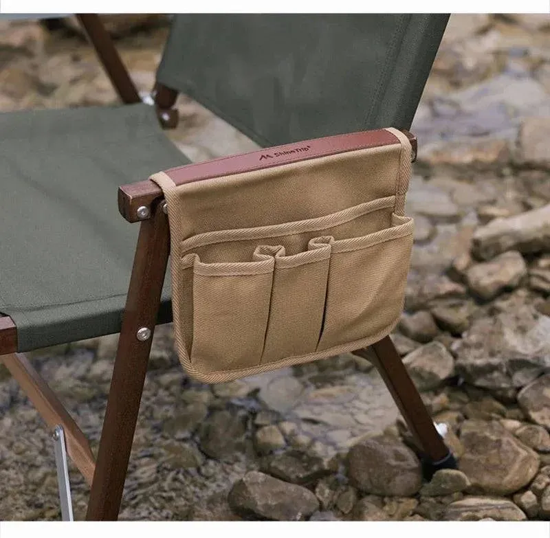 Shinetrip Outdoor Camping Folding Chair Armrest Hanging Bag Portable Folding Chair Side Multifunctional Tools Storage Bag ﻿