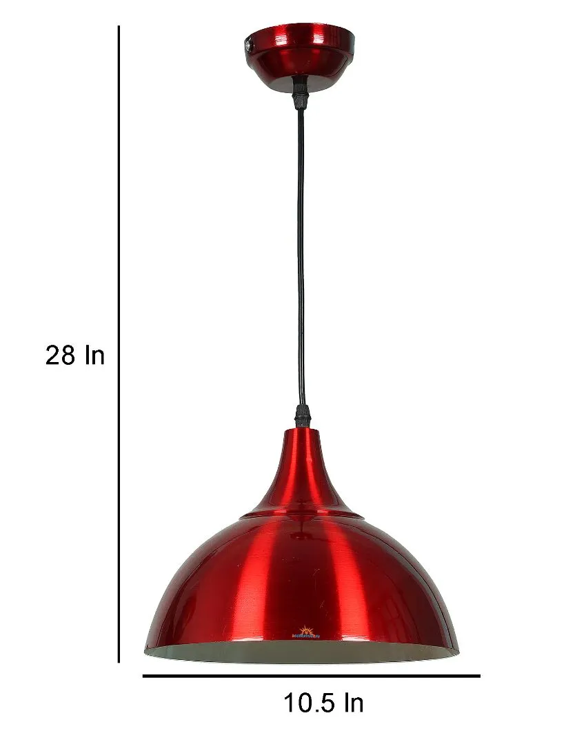 Single Blue Shade Hanging Ceiling Lamp