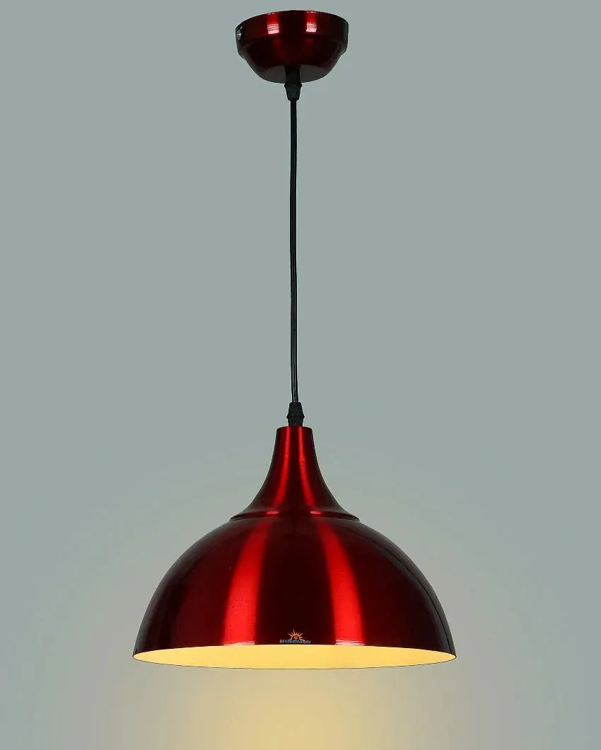 Single Blue Shade Hanging Ceiling Lamp