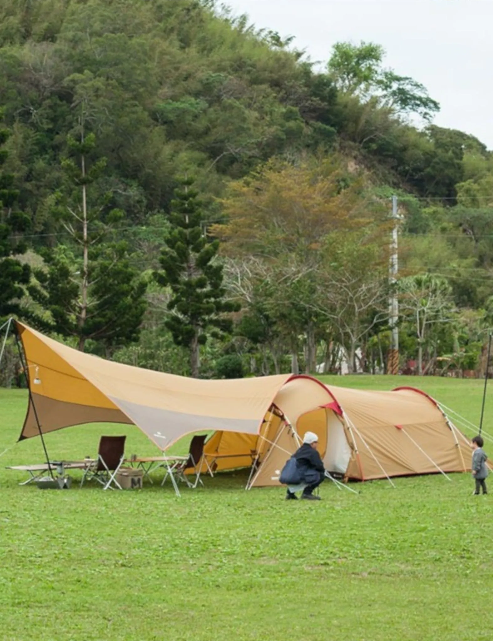 Snow Peak Entry Pack Tent - Brown