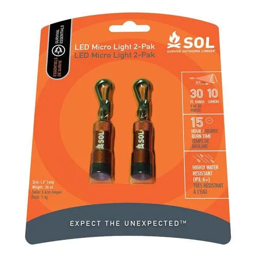 SOL Series - LED Micro Light, 2 Pack