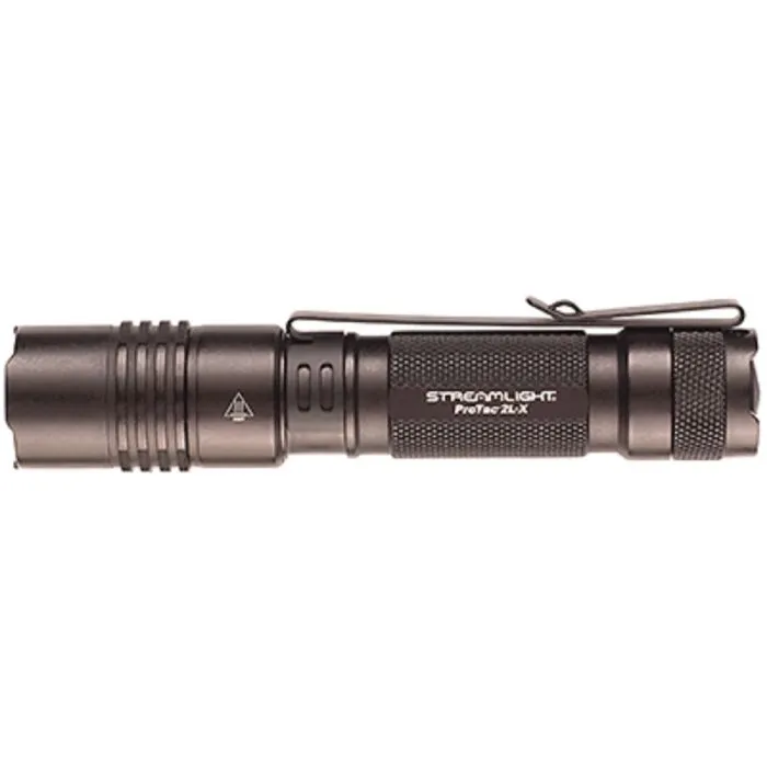 Streamlight ProTac 2L-X 88062 Flashlight with Two CR123A Lithium Batteries and Nylon Holster, Black, 1 Each