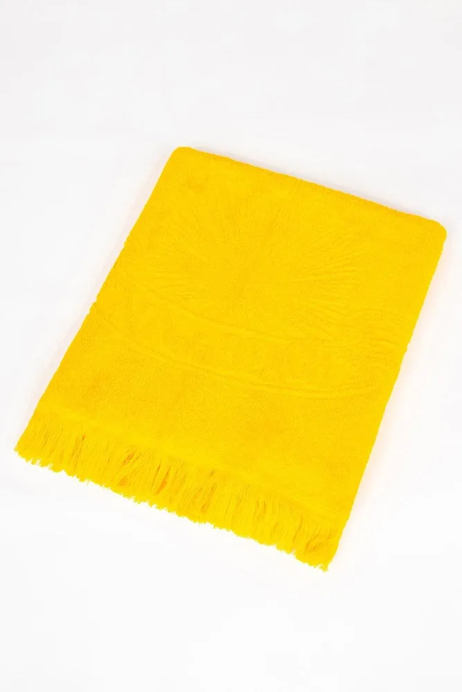 Super Yellow | Monochrome Beach Towel