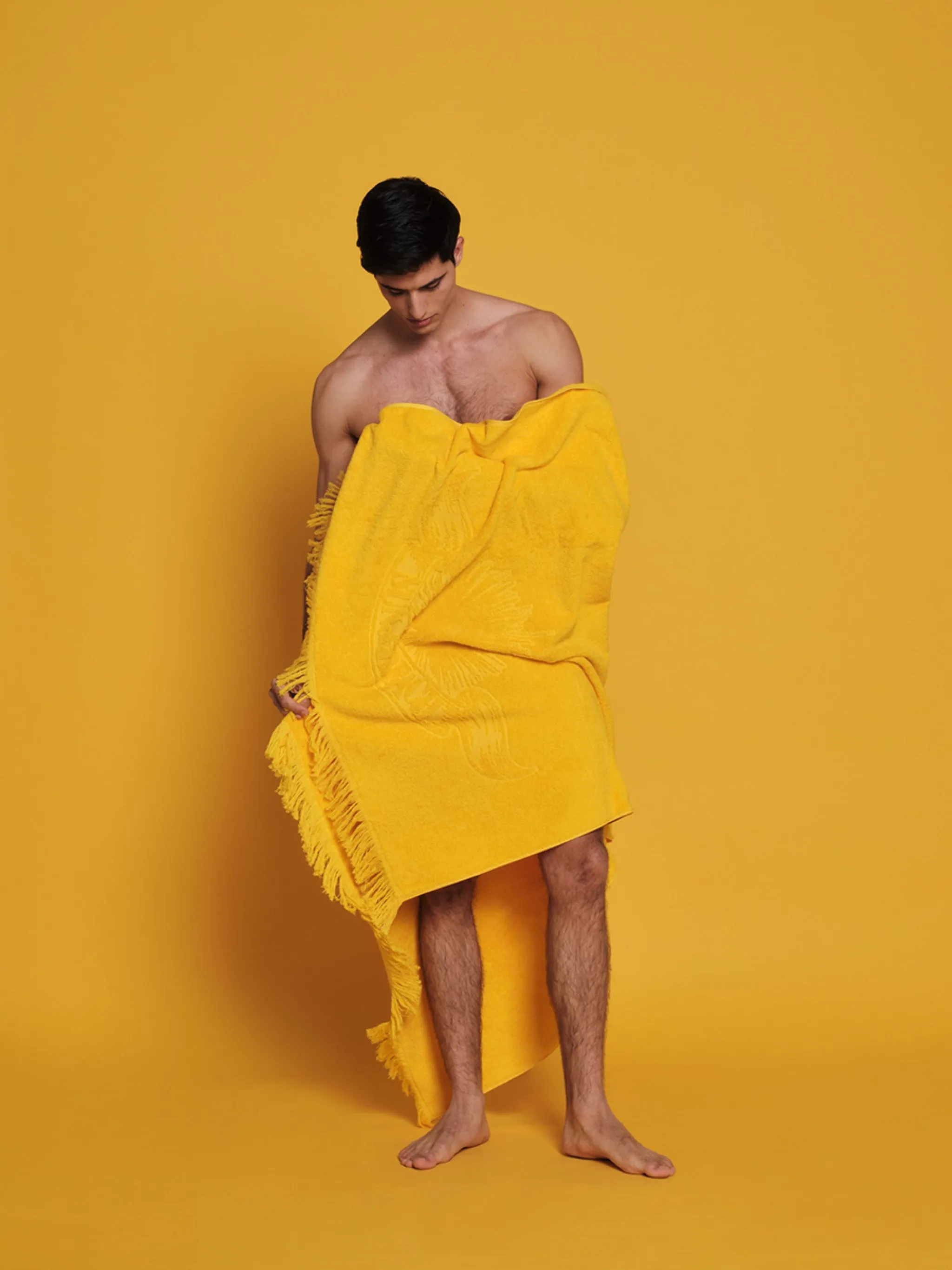 Super Yellow | Monochrome Beach Towel