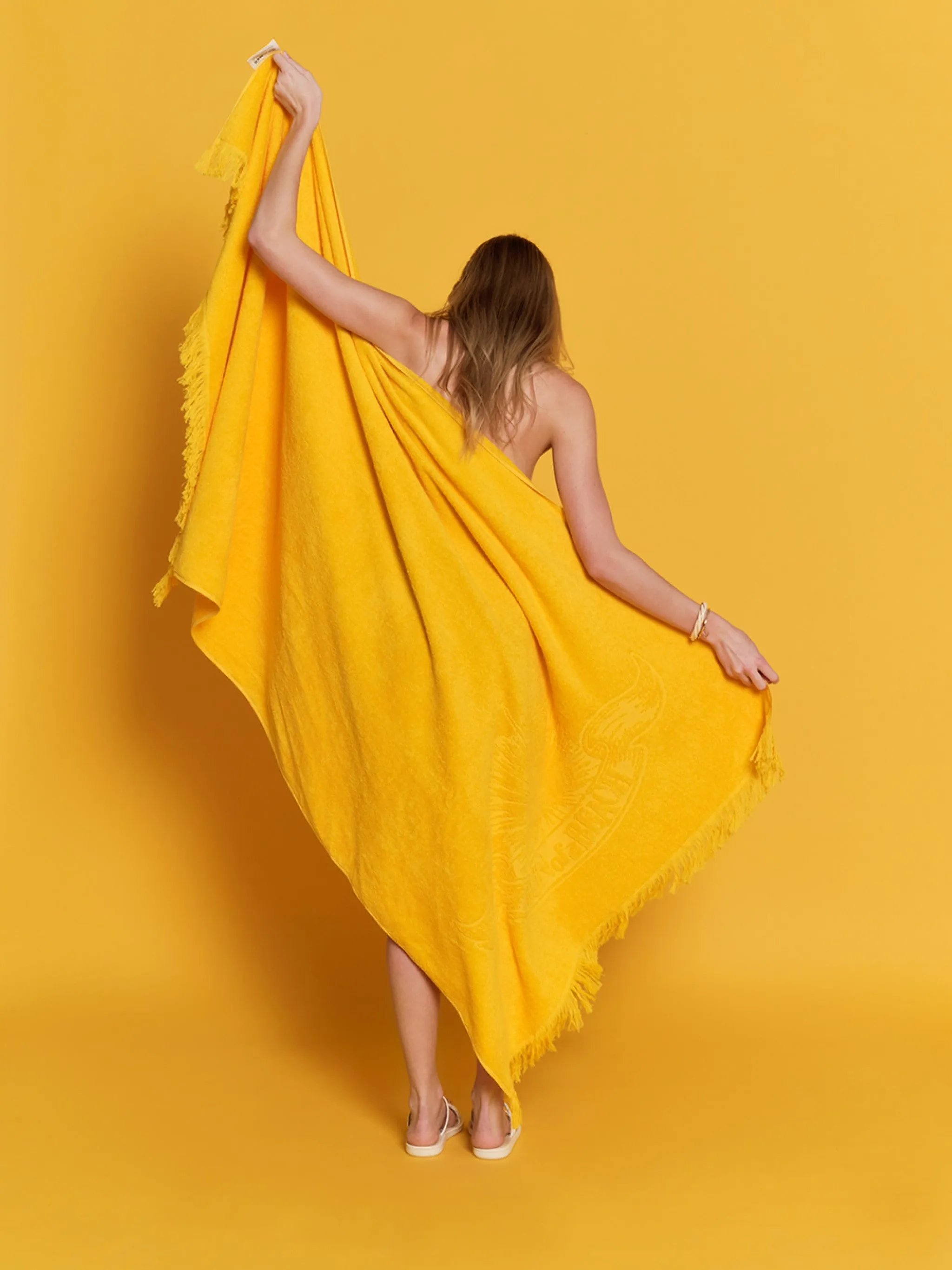 Super Yellow | Monochrome Beach Towel