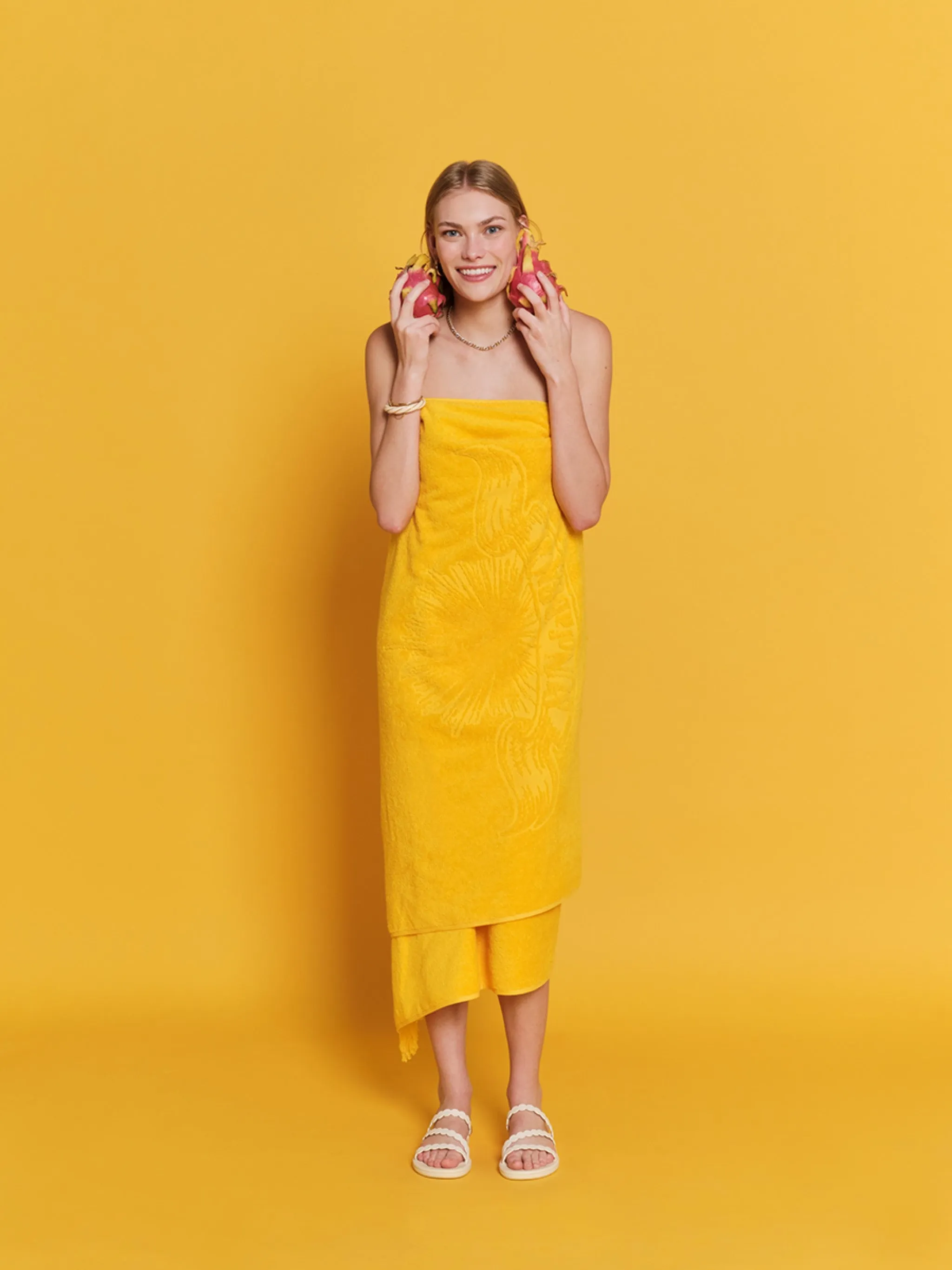 Super Yellow | Monochrome Beach Towel