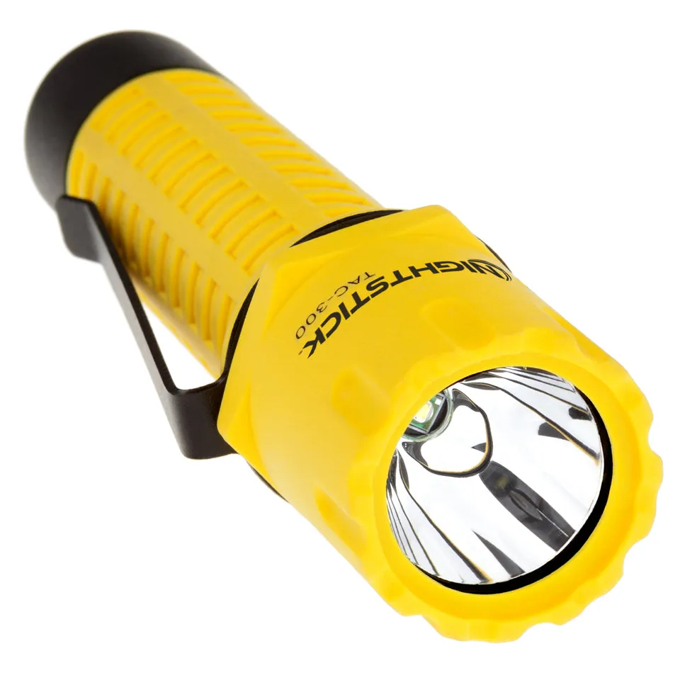 TAC-300Y: Polymer Tactical Flashlight - 2 CR123