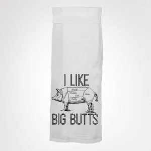 Twisted Wares - I Like Big Butts KITCHEN TOWEL