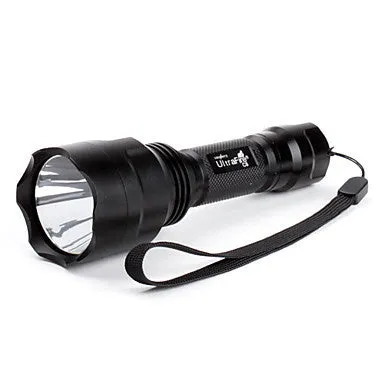 UltraFire C8 5-Mode Cree XR-E Q5 LED Flashlight (1x18650, Black)