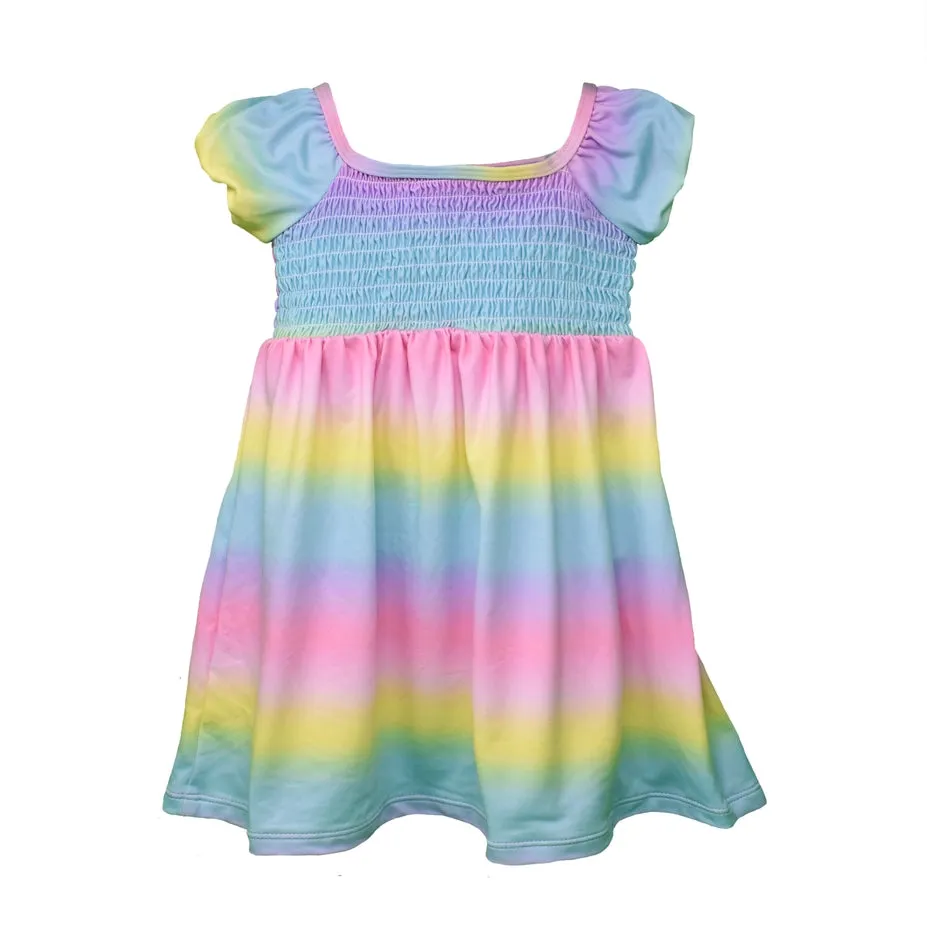 UPF 50  Shelby Smocked Dress - E