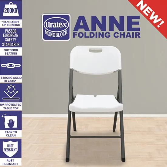 Uratex Monoblock Anne Folding Chair