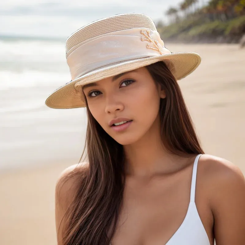 UV Straw Woven Sun Hat 2024 New Women's Sun Hat