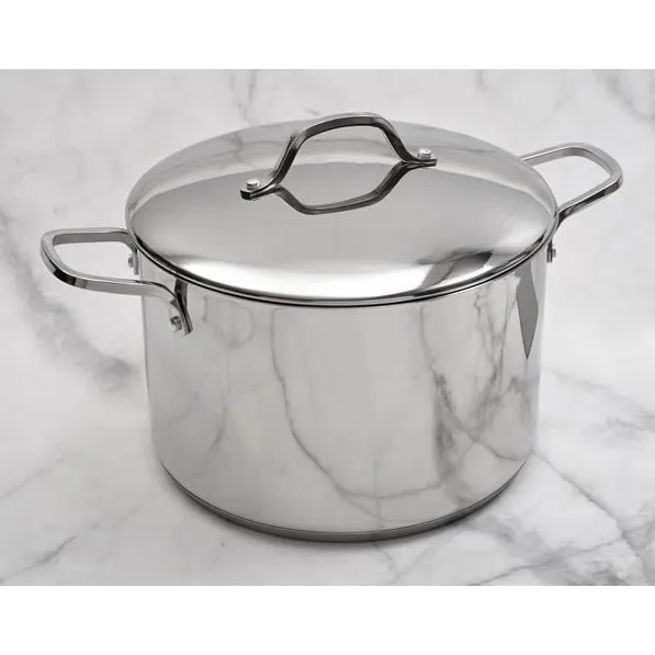 Vev Vigano Nuova Kontessa 11 L Stainless Steel Dutch Oven (28 cm)