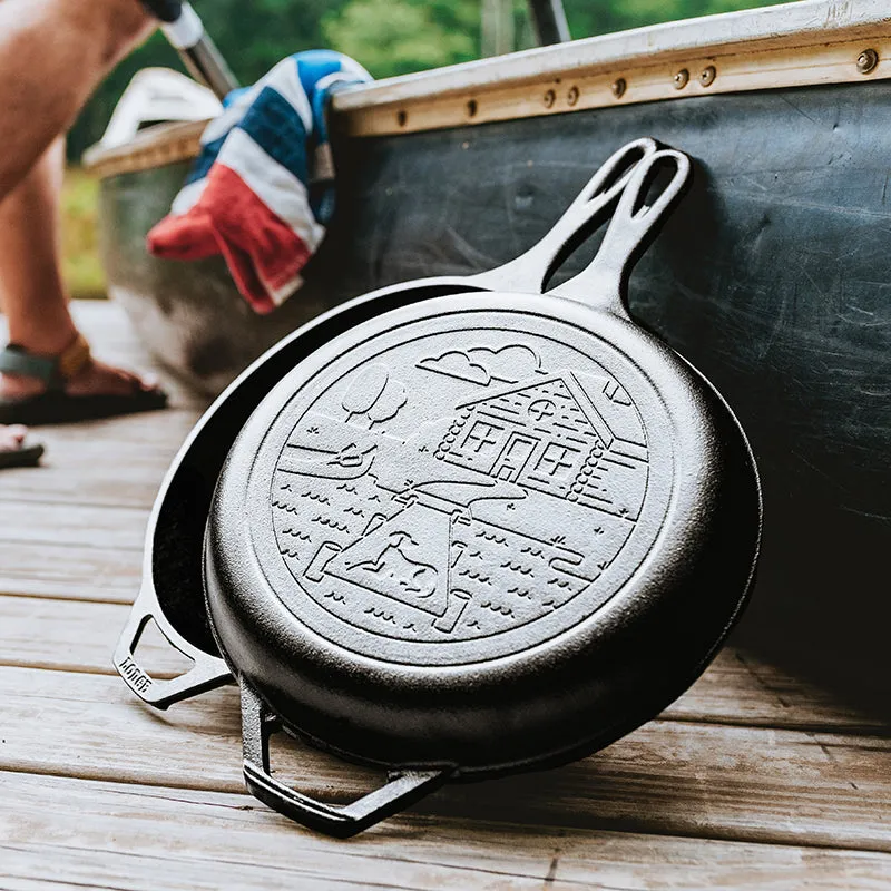 Wanderlust 3.2 Quart Cast Iron Cabin Combo Cooker  - LIMITED EDITION