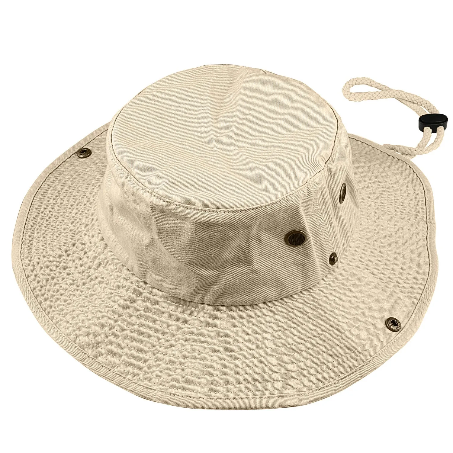 Wide Brim Boonie Hat - Putty