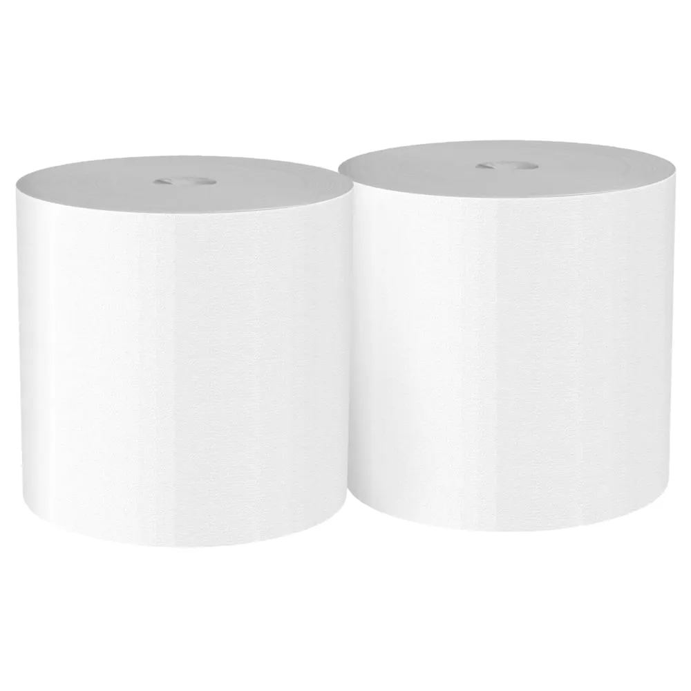 Wipers - WypAll® PowerClean™ L40 Extra Absorbent Towels, Center-Pull Roll (Case of 2 Rolls), 05796