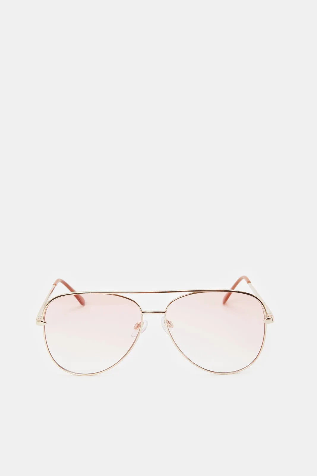 Women Pink Aviator Sunglasses