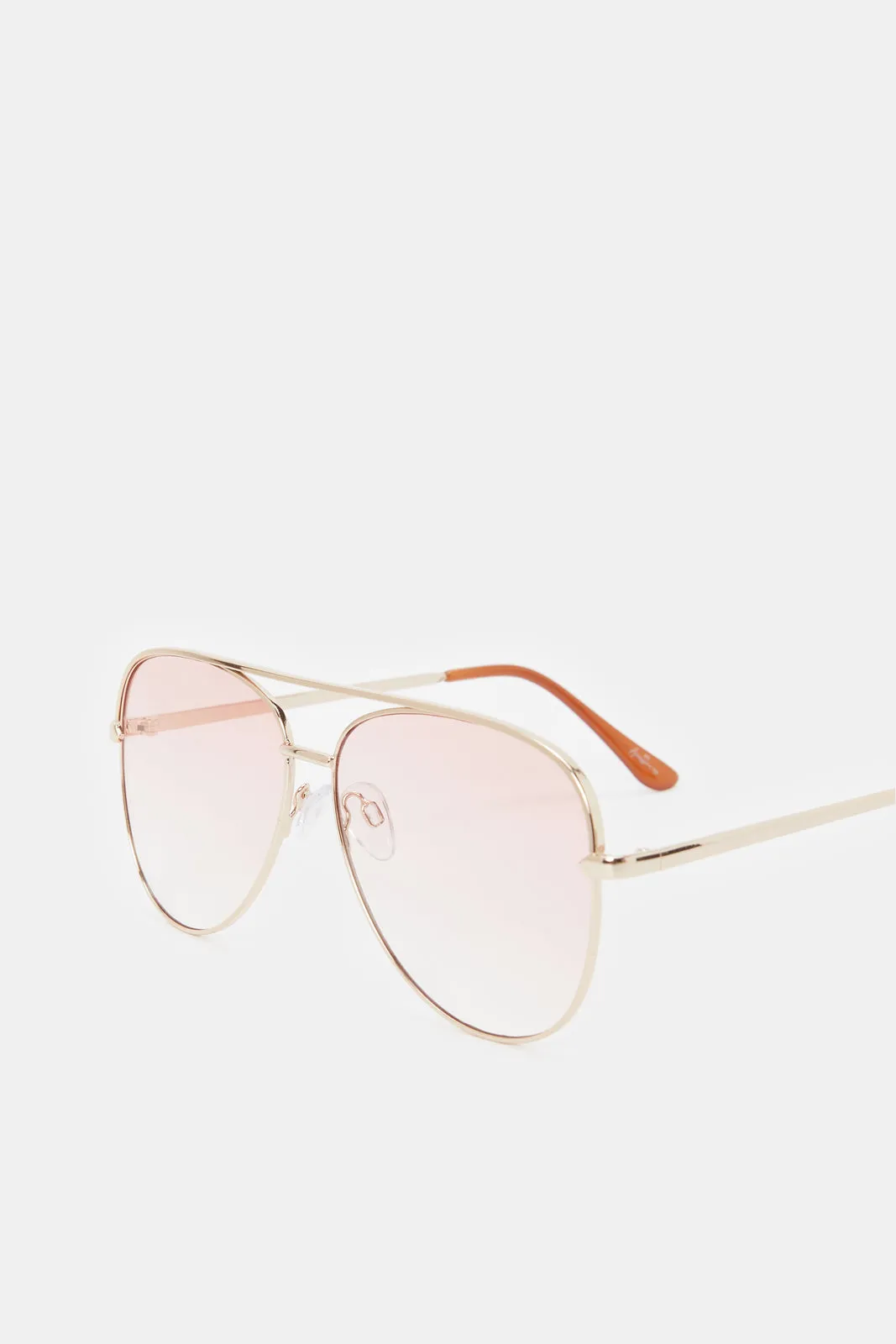 Women Pink Aviator Sunglasses